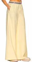 Bicolor Wool Casual Pants 2