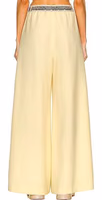 Bicolor Wool Casual Pants 3