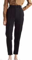 Black Virgin Wool Dress Pants 2