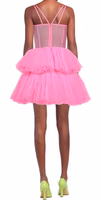 Multicolor Cotton Cocktail Dress 3