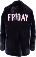 Blue Rabbit Fur Coat 4