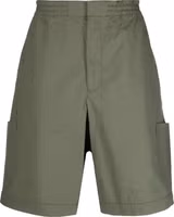 Bicolor Cotton Bermuda Shorts 1