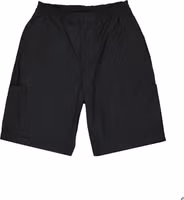 Black Cotton Cargo Shorts 1