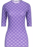 Purple Elastane T-Shirt 1