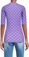 Purple Elastane T-Shirt 3