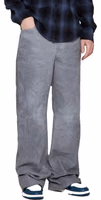 Gray Leather Pants 2