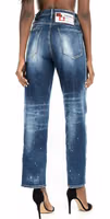 Blue Cotton Relaxed Fit Jeans 3
