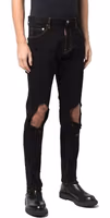 Black Cotton Jeans Denim 2