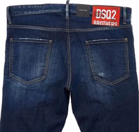 Blue Cotton Skinny Jeans 3
