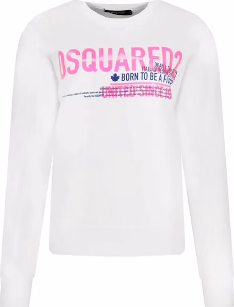 White Cotton Sweatshirt