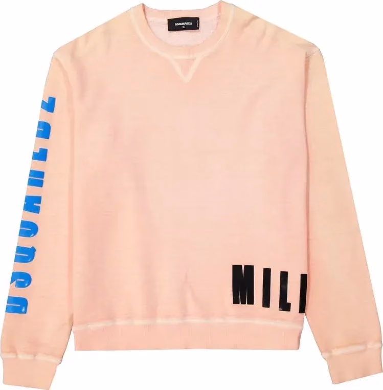 Orange Cotton Sweatshirt