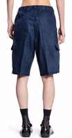 Blue Linen Bermuda Shorts 3