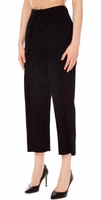 Black Viscose Casual Pants 2