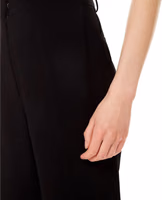 Black Viscose Casual Pants 4