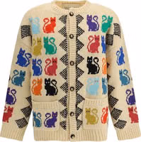 Multicolor Wool Cardigan 1
