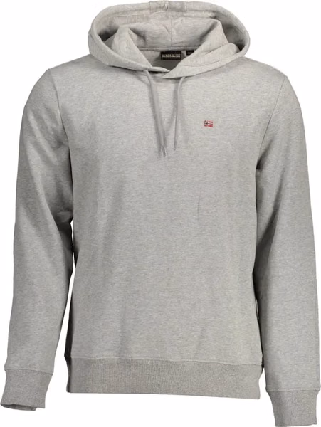 Gray Cotton Hoodie