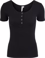 Black Cotton Tank Tops 1