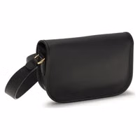 Black Calf Leather Bos Taurus Shoulder Bag 3