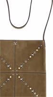 Beige Calf Leather Bos Taurus Shoulder Bag 3