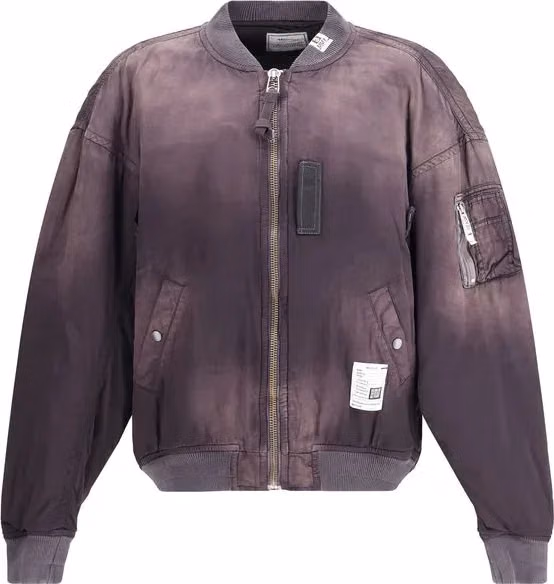 Black Rayon Bomber