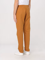 Brown Cotton And Linen Pants 1