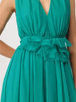 Bicolor Polyester Casual Dress 2