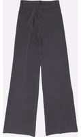 Gray Polyester Casual Pants 2