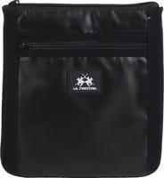 Black Polyethylene Crossbody Bag 1