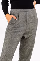 Black Wool Casual Pants 2
