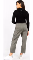 Black Wool Casual Pants 3