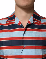 Multicolor Stripes Cotton Men Button Down Shirt 4