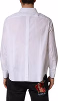 White SARTORIA Cotton Collared Dress Shirt 3