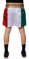 Multicolor Italia Polyester Bermuda Shorts 3