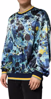 Multicolor Marble Print Pullover Sweater 2