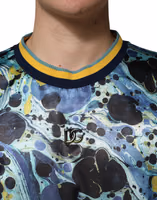 Multicolor Marble Print Pullover Sweater 4