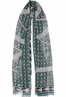 Bicolor Wool Scarf 4