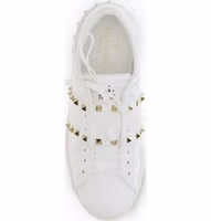 White Calf Leather Bos Taurus Low Top Sneakers 4