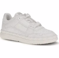 White Calf Leather Bos Taurus Low Top Sneakers 2