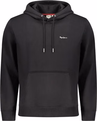 Black Polyester Men's Sweatshirt