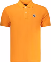 Arancione Cotton Men Polo 1