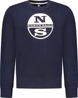 Blue Cotton Men Sweatshirt 1