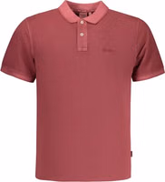 Red Cotton Men's Polo Shirt 1
