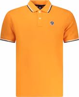 Arancione Cotton Men Polo 1