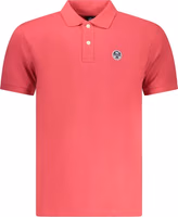 Red Cotton Men Polo Shirt 1