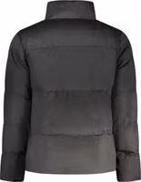 Black Polyester Men's Jacket 2