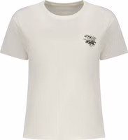 White Cotton Women T-Shirt 1