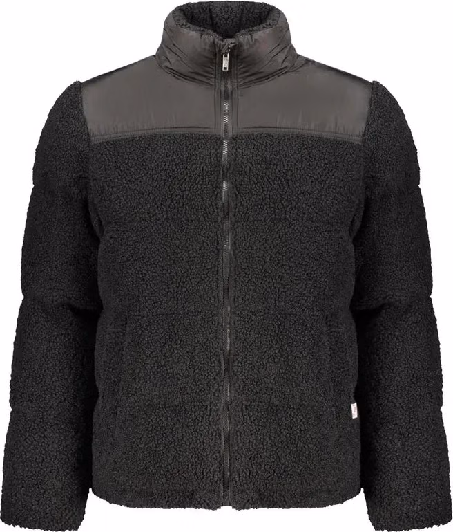 Black Polyester Men's Jacket