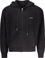 Black Organic Cotton Men's Cardigan 1