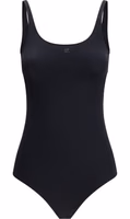 Black Elastane One-Piece Swimsuit 1