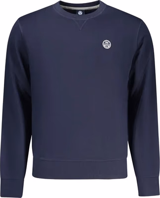 Blue Cotton Men's Sweatshirt